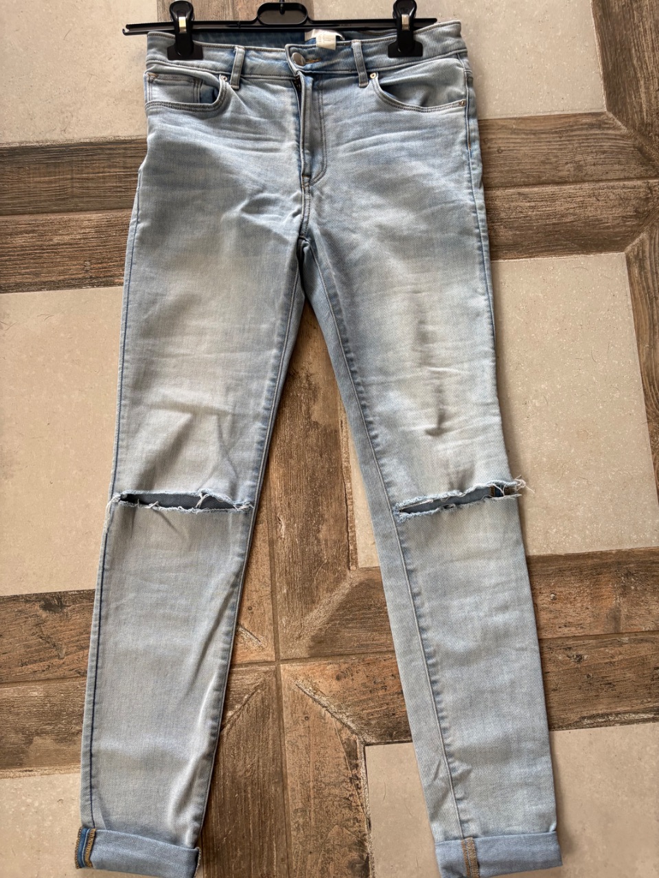 Jeans H&M chiari strappati taglia 36