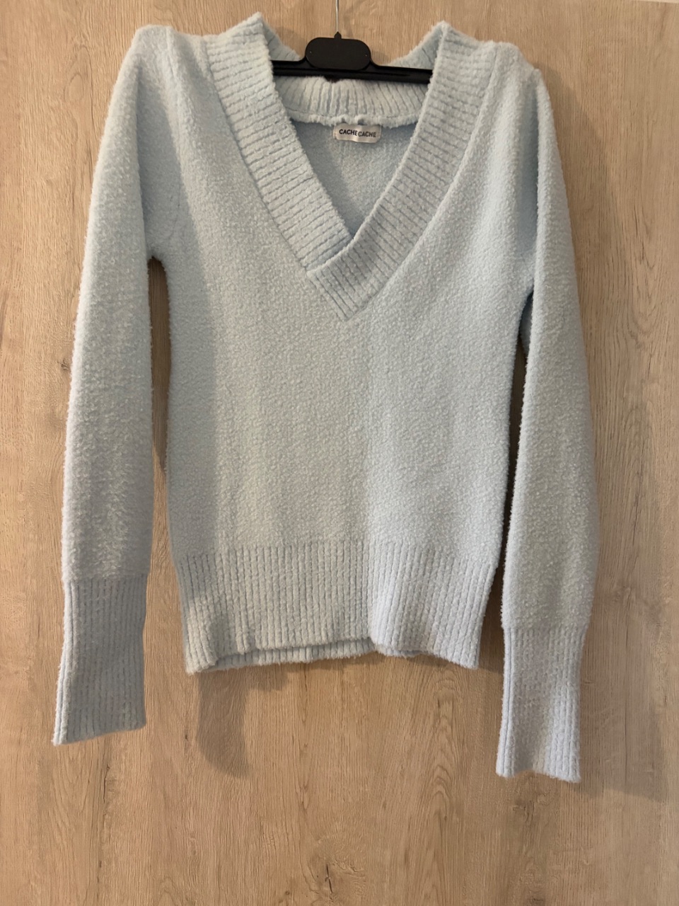 Maglione cache-cache azzurro
