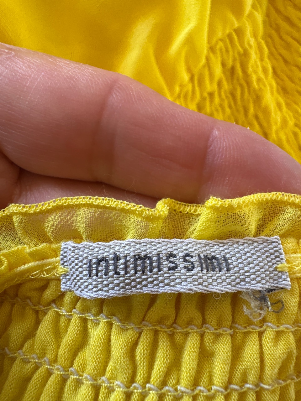 Abito giallo M INTIMISSIMI