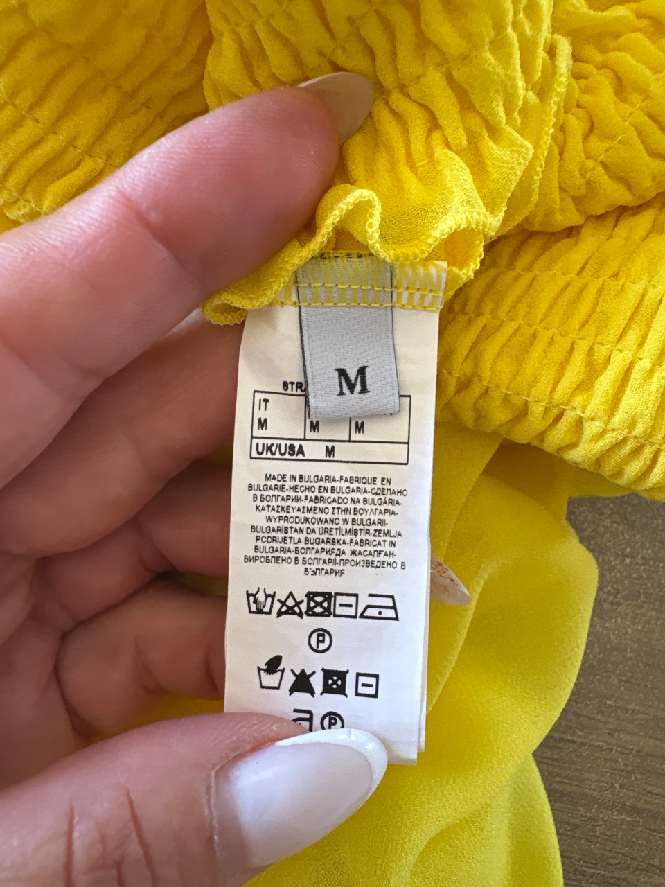 Abito giallo M INTIMISSIMI