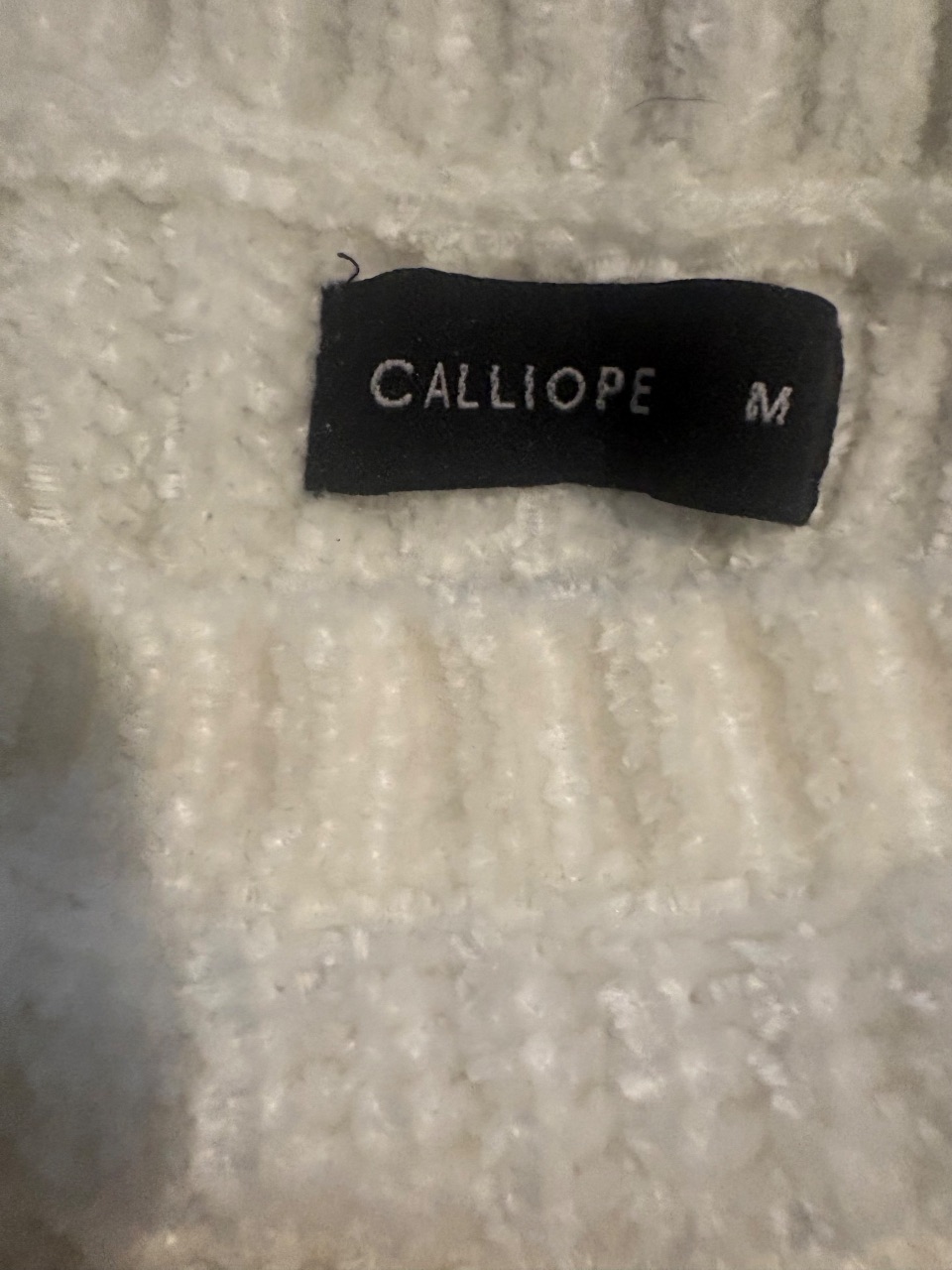 Maglione Calliope bianco taglia M