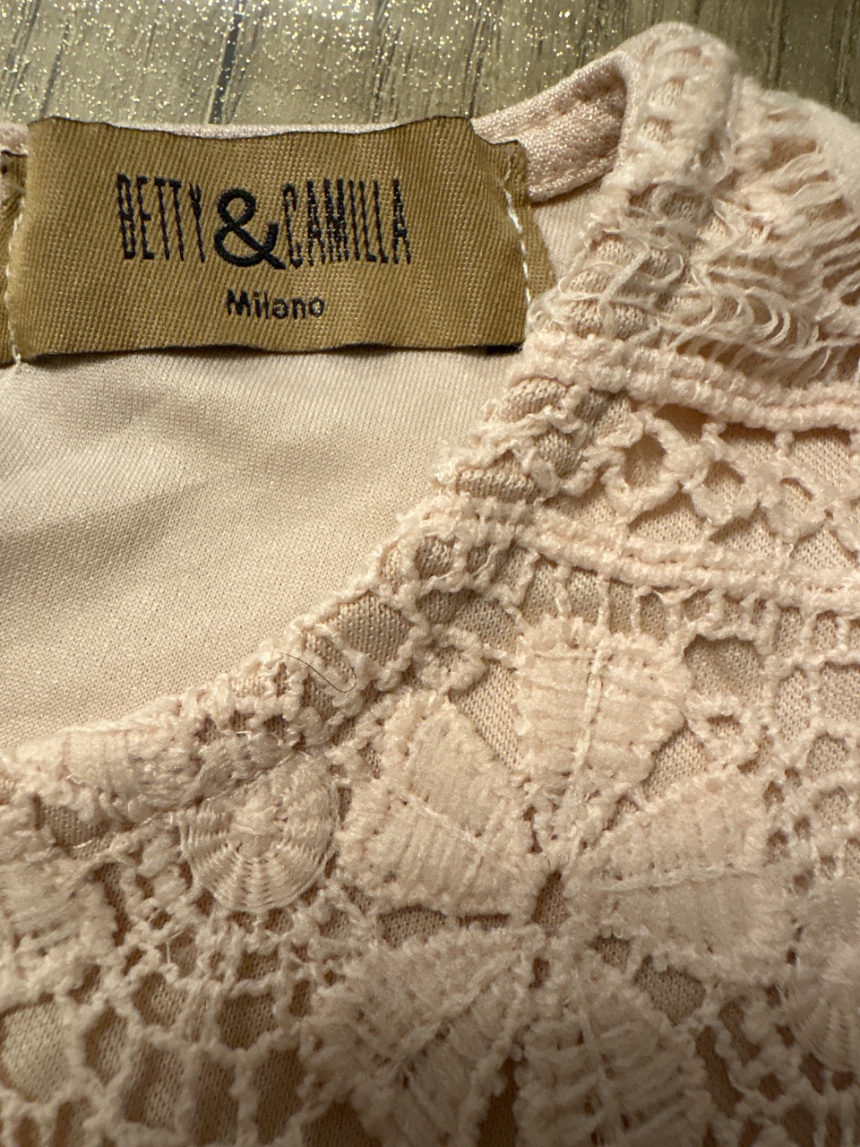 Vestito corto BETTY & CAMILLA rosa taglia M