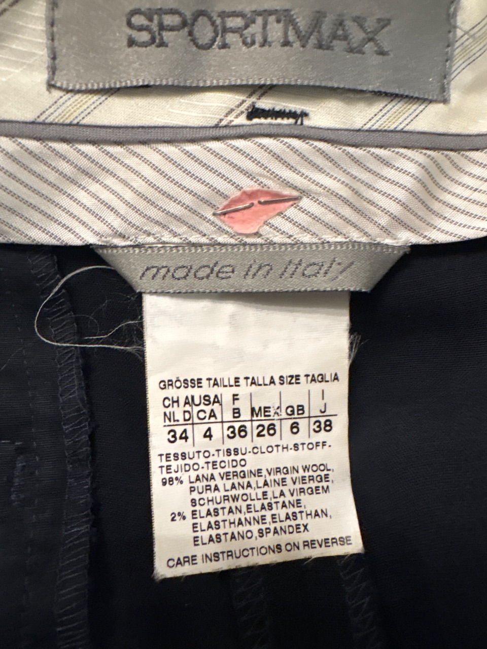 Pantaloni Sportmax neri in ottime condizioni