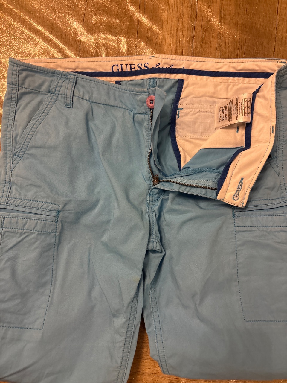 Pantaloni guess blu taglia M