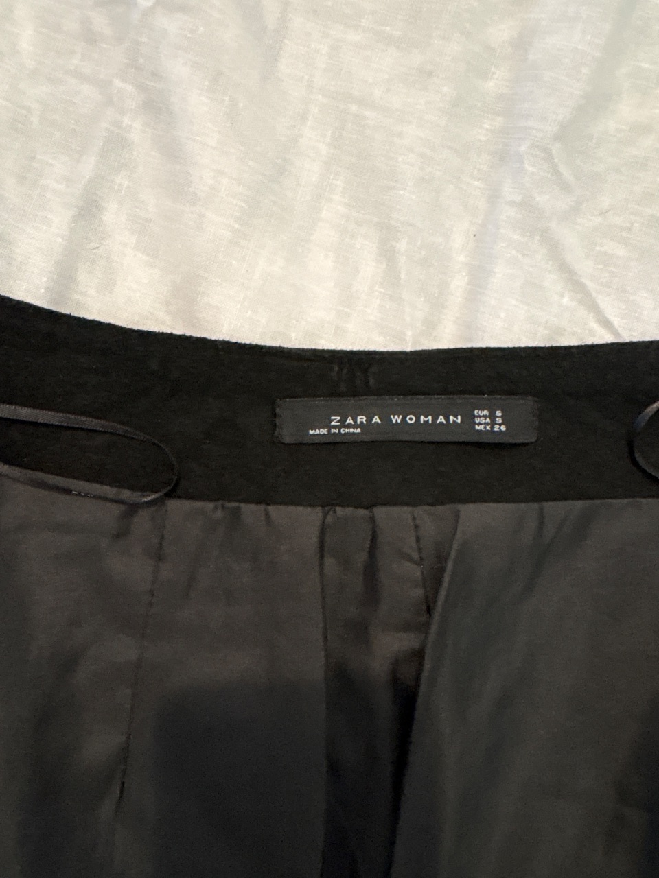 Gonna di pelle scamosciata Zara